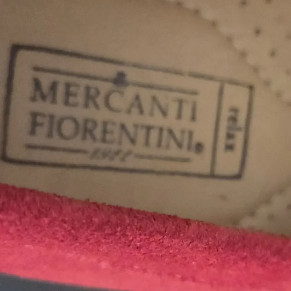 Mercanti Fiorentini Red Suede Horsebit Driving Loafers 10.5 M MF 19136 Brazil